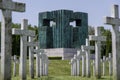 Croatia, Vukovar, June 22, 2020Monument on homeland war cemeteryÃÂ 